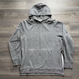 John Elliott Hoodie Mens 2XL Grey Hooded Villain Side Zip Pullover Size 5 USA